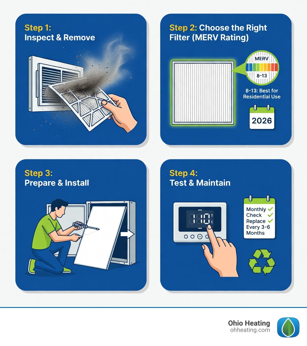 HVAC filter replacement service